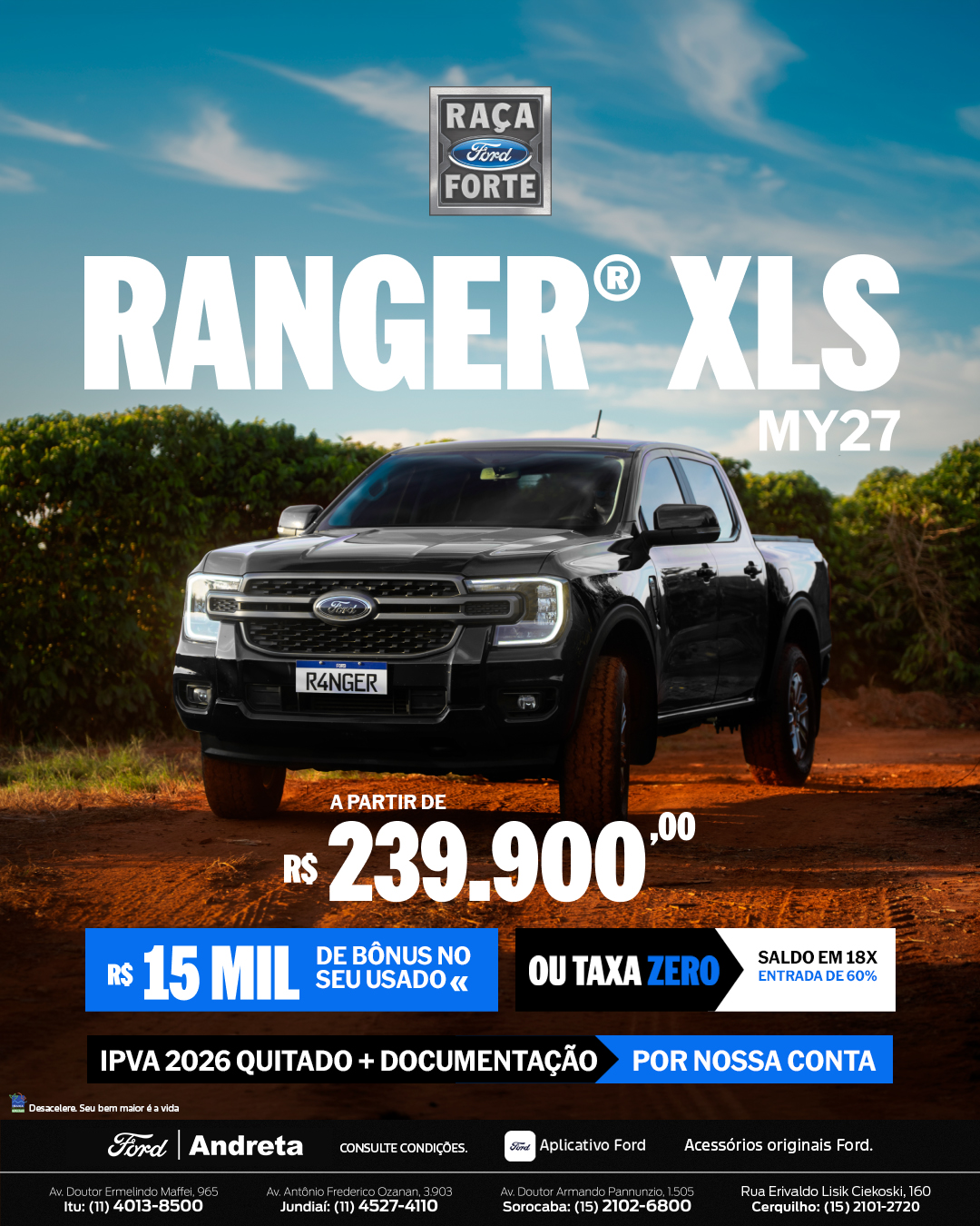 Ford Ranger XLS MY27